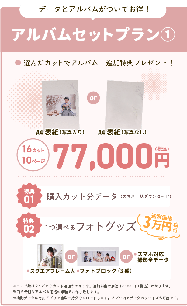 アルバムセットプラン①