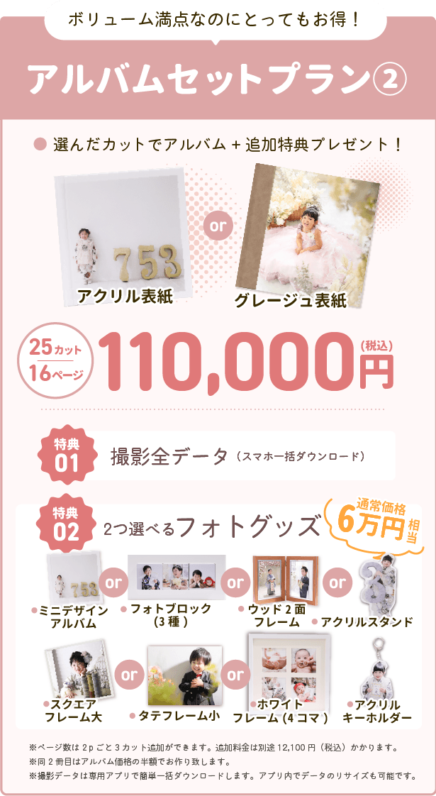 アルバムセットプラン②