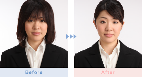 写真：before&after
