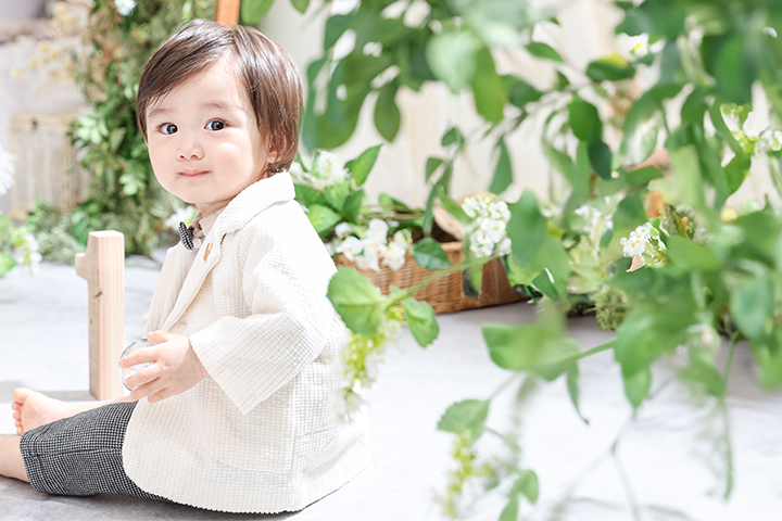 お子様の誕生日を家族みんなでお祝い