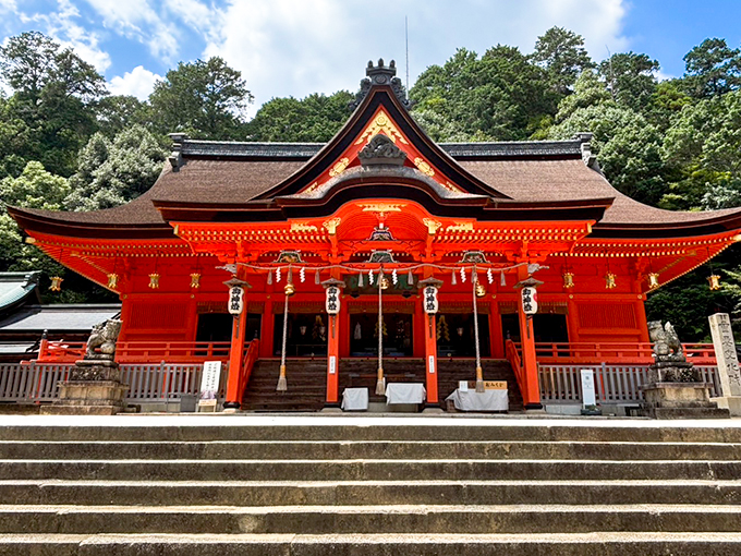 吉備津神社境内の写真